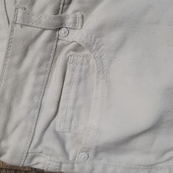 Girls White Aeropostale jeans Capri Style size 3/4 Gently Loved very clean - Picture 4 of 13